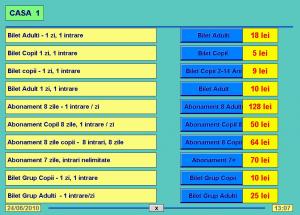 Sistem acces cu bilete