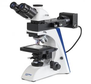 Microscop KERN OKO 178, metalurgic, trinocular, cu lumina reflectata si transmisa, factor de marire: 50x-500x