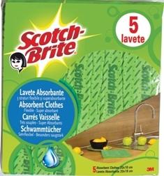 Lavete absorbante Scotch-Brite, 5/set