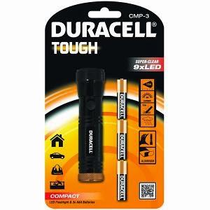 Lanterna LED Duracell Tough CMP-3 Baterii AAA Incluse
