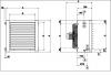 Aeroterma Galletti Areo 44(4/6/8) cu agent termic si puterea de 60.59kW