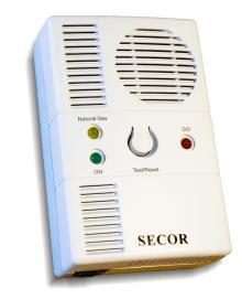 Detector cu senzor secor