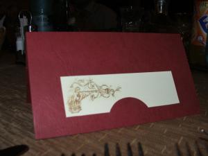 Place card invitat