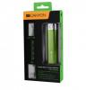 Acumulator extern Canyon, Green color power battery charger 2600mAh micro USB input5V/1A and single USB, CNS-CPB26G