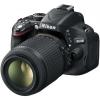 Aparat foto DSLR Nikon D5100 + Obiectiv 55-200mm VR, VBA310K006