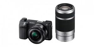 Camera foto Sony NEX6YB.CE NEX-6 Black + obiectiv SEL1650 + SEL55210 16 MP, Exmor APS, CMOS sensor, Ecran rabatabil LCD 3 inch