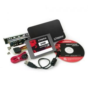 Flash SSD 64GB SSDNow V-Series V+ SATA2 2.5 Upgrade Bundle Kit Retail