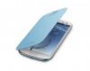Husa Galaxy S3 I9300 Flip Cover Light Blue, EFC-1G6FLECSTD