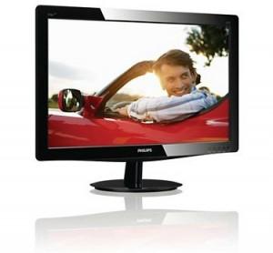Monitor LED PHILIPS 236V3LAB6 (23 inch, 1920x1080, TN, LED Backlight, Full HD, 1000:1, 10000000:1(DCR), 170/160, 5ms, VGA/DVI, MM) Glossy Black, 236V3LAB6/00