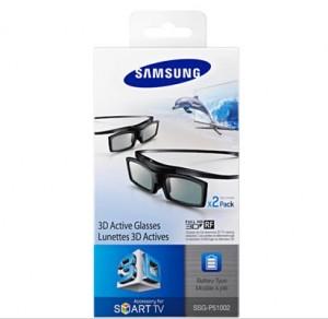 Ochelari 2 perechi 3D Samsung, Buton on/off, timp de functionare 150 ore, Samsung, SSG-P51002/XC