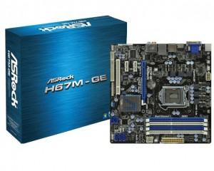 PLACA DE BAZA MB INTEL H67 ASROCK H67M-GE, H67M-GE