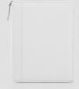 Prestigio universal pu leather case white with zip closure and stand ,
