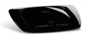 Router Linksys WAG320N Dual-Band Wireless-N ADSL2+ Modem Gigabit Cisco, WAG320N