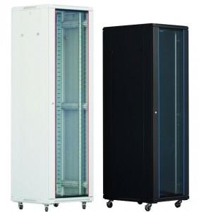 Stand alone cabinet 18U 19inch/ 600/800mm (H:988mm), usa fata si spate metal perforat, Xcab-18U6080M
