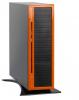 Carcasa inter-tech itx-x7 mesh orange, secc steel mini-itx case, cu