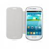 Husa Samsung Galaxy S3 Mini I8190 Flip Cover White, EFC-1M7FWEGSTD