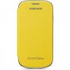Husa Samsung Galaxy S3 Mini i8190 Flip Cover Yellow, EFC-1M7FYEGSTD