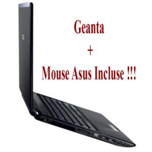 Laptop Asus UL50AG-XX046V cu procesor Intel CoreTM2 Duo ULV SU7300 1.3GHz, 4GB, 500GB, Microsoft Windows 7 Home Premium  Geanta si Mouse incluse.
