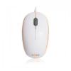 Mouse njoy cu fir interfata pc usb optic alb