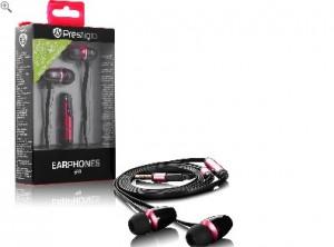 Stereo earphones with microphone Prestigio PEP3BR