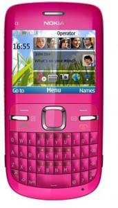 Telefon mobil Nokia C3, Pink, 28152