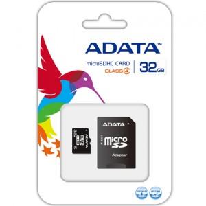 Card de memorie A-Data 32GB  MicroSDHC Cls 4  AuSDh32Gcl4-Ra1