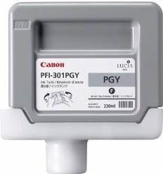 Cartus Canon Pigment Ink Tank PFI-301 Photo Grey, For iPF8000, iPF9000, CF1496B001AA