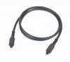 Cablu Audio TOSLINK optic, lungime cablu: 2m, bulk, Negru, GEMBIRD CC-OPT-2M