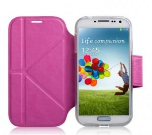 Husa Samsung I9500 Galaxy S4 Smart Case Pink, GCSAS4P