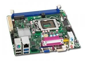 Placa de baza MB Socket LGA1155 Intel H61 (mini-ITX, dual DDR3-1333 8Gb, SB5.1, VGA w DVI-D, P, BLKDH61DLB3