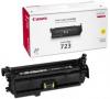 Toner canon crg723y laser yellow 8500 pages