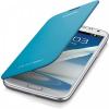 Husa Samsung  Galaxy Note II N7100  Flip Cover Light Blue, EFC-1J9FBEGSTD
