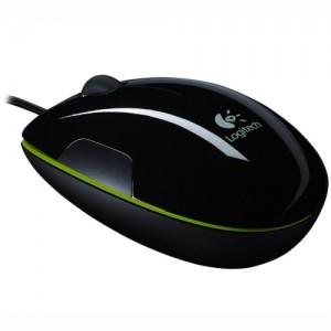 Mouse Laser Logitech LS1 910-000863, USB, Negru/Verde