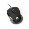 Mouse USB Serioux Pastel 3300, 1000/1600DPI, ambidextru, black, blister, PMO3300-BK