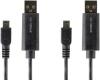 Charge Cable Set SpeedLink STREAM Play for PS3 (black), SL-4408-BK