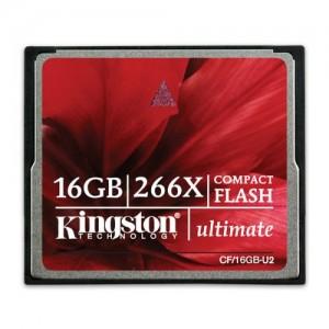 Compact Flash Card 16GB Kingston Ultimate 266X, Data Recovery Software, CF/16GB-U2
