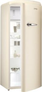 Frigider cu 1 usa Gorenje RB 60299OC, 281L, Clasa A++, design retro, Gama Old Timer, culoare bej