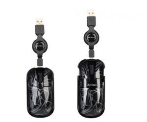 Mouse A4Tech K3-23E, K3 Full Speed Extend Optical Mouse USB (Black), K3-23E