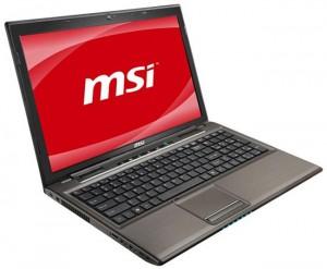 Notebook MSI GE620DX-297NL cu procesor Intel Core i5 2410M 2.3GHz, 2x2GB DDR3, 500GB 7200 rpm, Nvidia GT555M 2GDDR3, Windows 7 Home Premium 64-bit, Dark Grey