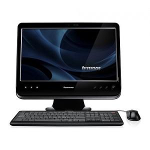 Sistem Desktop PC Lenovo IdeaCentre C200 All-in-One 18.5 Single TOUCH, cu procesor Intel AtomTM Dual-Core D525 1.8GHz, 4GB, 500GB, nVidia N11M ION 256MB, Webcam, Boxe, Wifi, FreeDOS