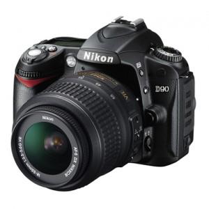 Aparat foto DSLR Nikon D90, obiectiv 18-55 ED II si 55-200VR, VBA230K007
