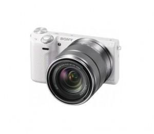 Camera foto Sony NEX-5R White + obiectiv SEL 18-55mm, 16.1 MP, NEX5RKW.CE