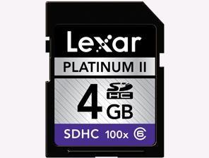 Card Secure Digital Lexar 100X SDHC 4GB, LSD4GBBSBEU100
