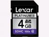 Card secure digital lexar 100x sdhc 4gb,