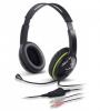 Casti cu microfon Genius HS-400A Green, Control volum, Noise-canceling microphone,Headband, ROHS, 3171016910