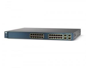Switch Cisco Catalyst 3560 24 +PoE 4 SFP, WS-C3560G-24PS-S