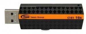 16GB Flash Drive C101 USB 2.0 Team Group,  Orange,  TG016GC101OX