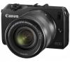 Camera foto Mirrorless Canon EOS M Black + 18-55 mm IS , 18 MP AC6609B015AA