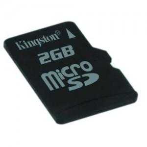 Micro Secure Digital Card 2GB cu MicroSD Reader Generatia 2 Kingston, MRG2+SDC/2GB