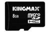 MicroSD Kingmax 8GB + ADAPTOR SD, SDHC clasa 4, 8GBSDCSBP